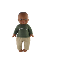 Trui legergroen little boy